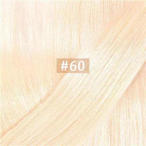Straight I Tip Hair Extensions Natural Real Human Fusion Hair Extensions 50pcs/ Set Keratin Capsule Brown Blonde Color 12-26inch