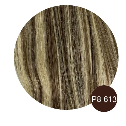 Straight I Tip Hair Extensions Natural Real Human Fusion Hair Extensions 50pcs/ Set Keratin Capsule Brown Blonde Color 12-26inch