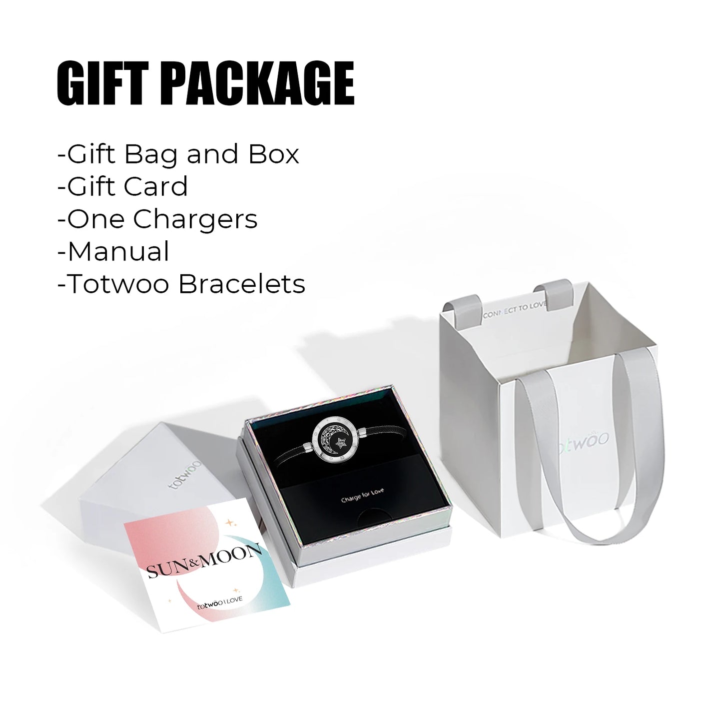 totwoo Smart Bracelet – Waterproof Bluetooth Bracelet for Lovers (iOS & Android Compatible)