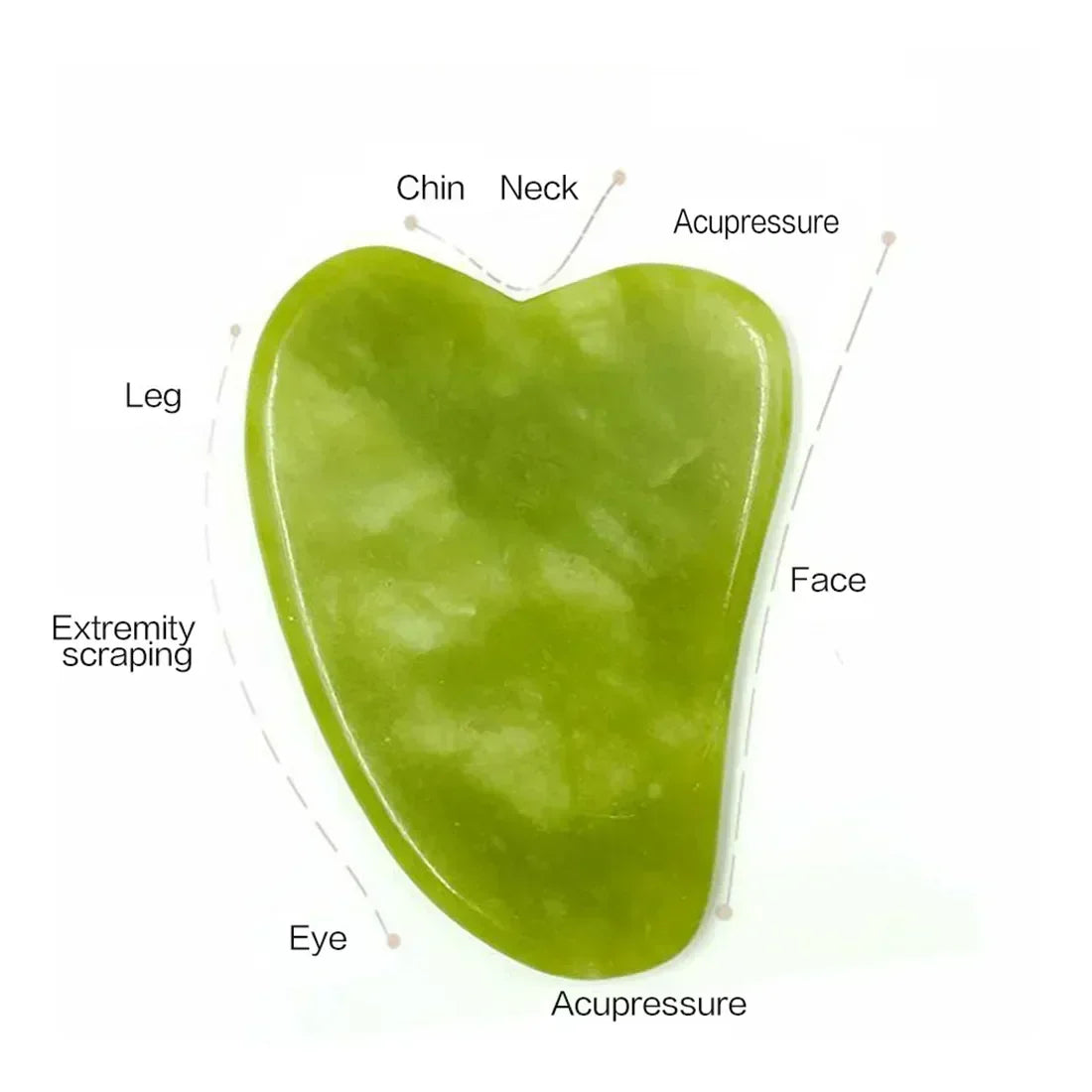 Natural Jade Roller & Gua Sha Set – Facial & Body Massager for Lifting, Relaxation, and Skin Care.