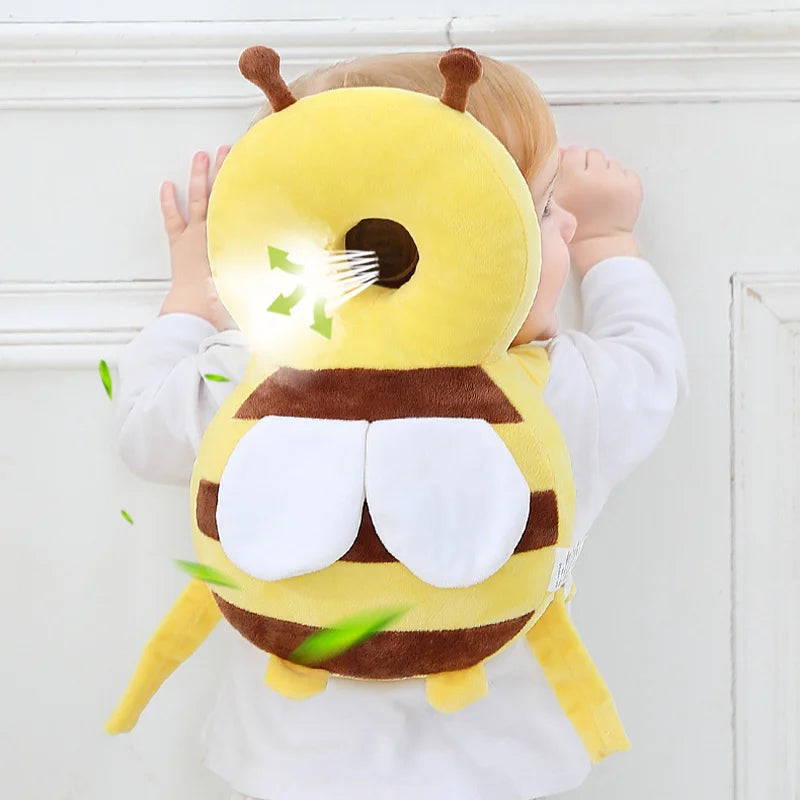 Luxuriöses Babykopfschutzkissen – Elegantes Sicherheitskissen im Tier-Look