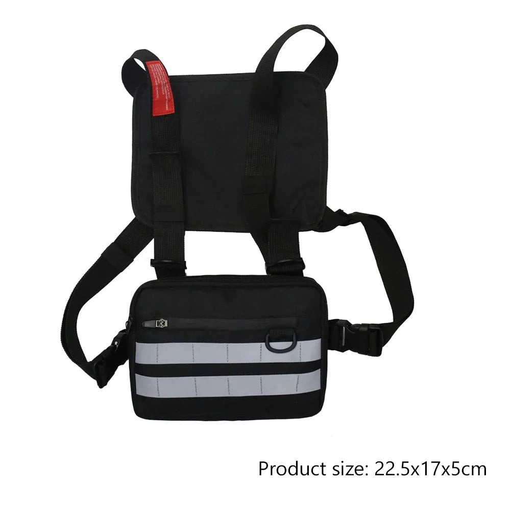 KOGER Sports Chest Bag – Lightweight, Water-Resistant Running Vest & Tactical Front Pack