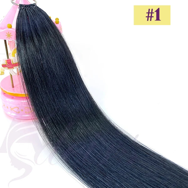 ADEIRS New Feather hair extensions 100% Human Hair Real Natural Hair Comfortable and Invisible Black Brown Blonde Straight
