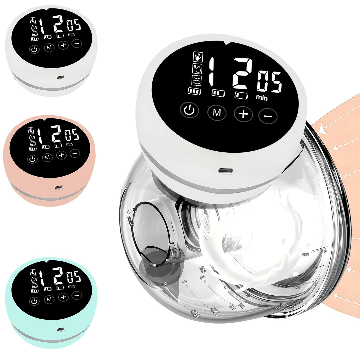 Fireurus Smart Electric Breast Pump – Hands-Free, Wearable & Silent Milk Extractor