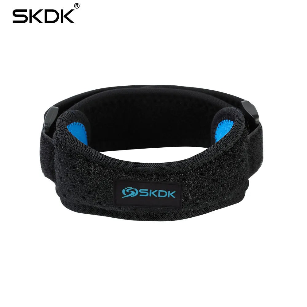 Genouillère réglable pour le sport et le fitness. Sangle de soutien stabilisatrice du tendon rotulien.