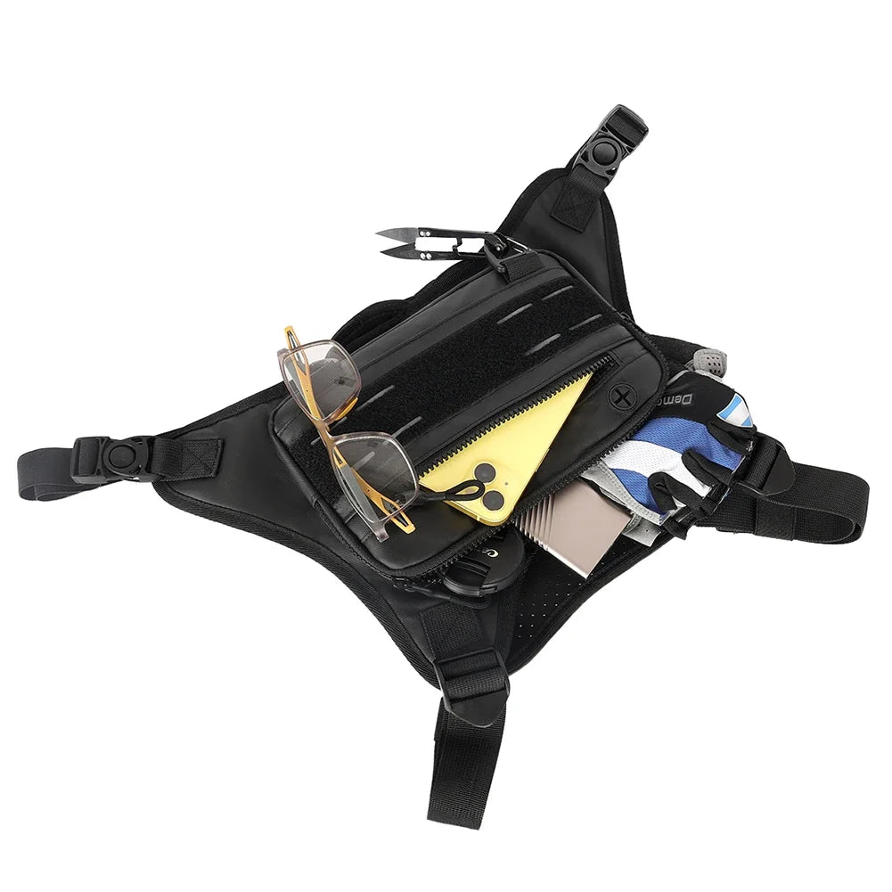 KOGER Sports Chest Bag – Lightweight, Water-Resistant Running Vest & Tactical Front Pack