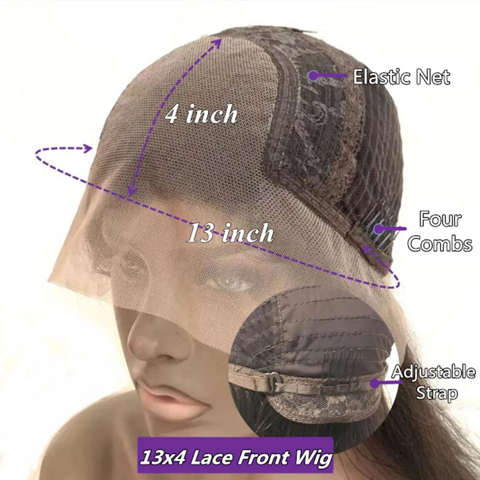 Ombre Dark Brown/99J/Blonde Highlight Body Wave Brazilian Virgin Short Bob Human Hair Wigs HD Transparent 13x4 Lace Front Wig