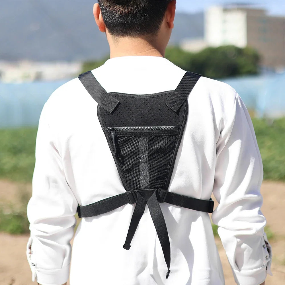 KOGER Sports Chest Bag – Lightweight, Water-Resistant Running Vest & Tactical Front Pack