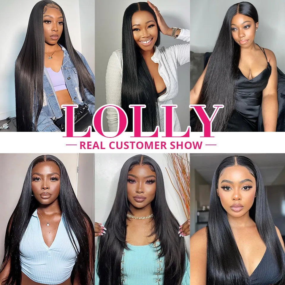 Glueless Wig Bleached Knots Pre Plucked Upgraded 5X5 Lace Front Wigs Pre Cut Straight Natural Color 100% Human Hair For Women