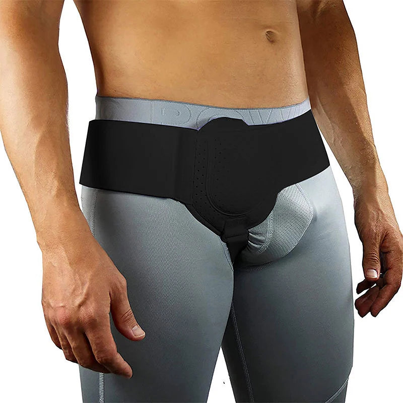 Adjustable Adult Hernia Belt – Inguinal Groin Support for Pain Relief and Recovery