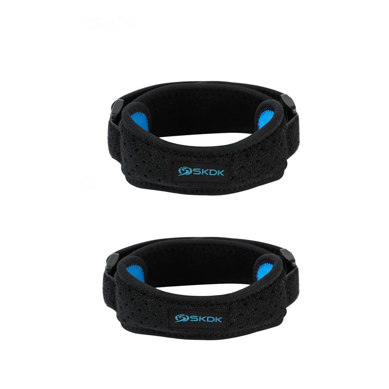 Genouillère réglable pour le sport et le fitness. Sangle de soutien stabilisatrice du tendon rotulien.