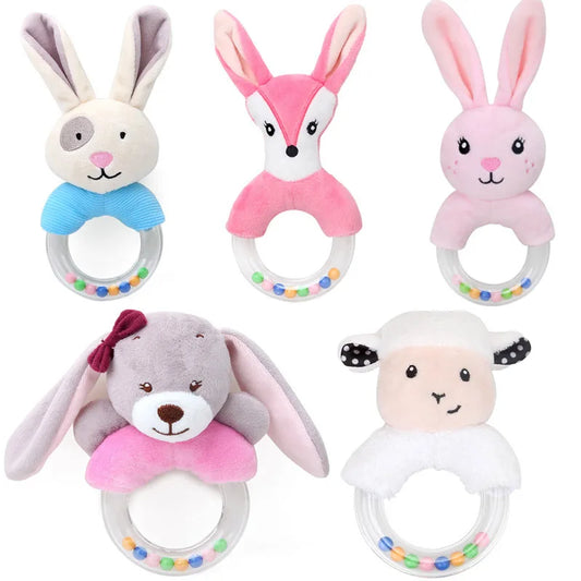 Plush Animal Baby Rattle – Soft, Musical & Adorably Educational