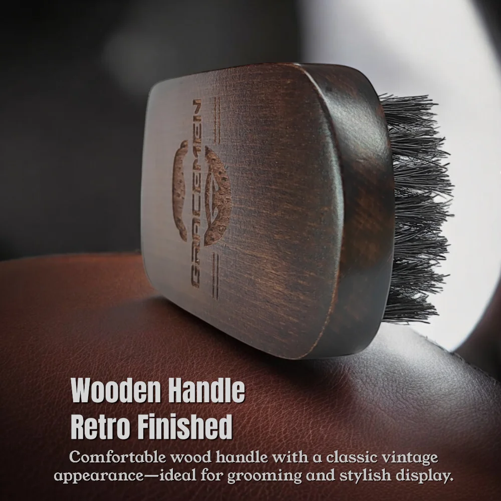 Gracemen Beard Kit - Retro Beard Brush