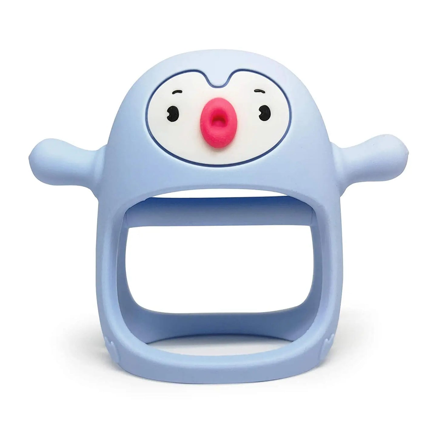 Silikon-Beißspielzeug für Babys, Beißring für die Hand von Säuglingen, Schnuller zum Stillen von Babys, Beißring-Spielzeug für Neugeborene