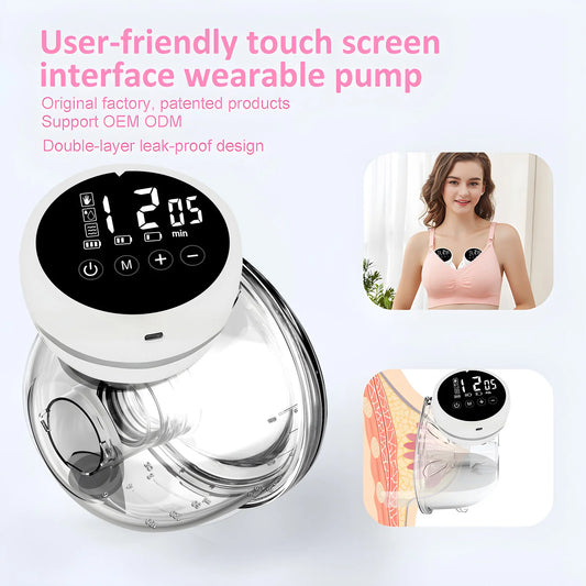 Fireurus Smart Electric Breast Pump – Hands-Free, Wearable & Silent Milk Extractor