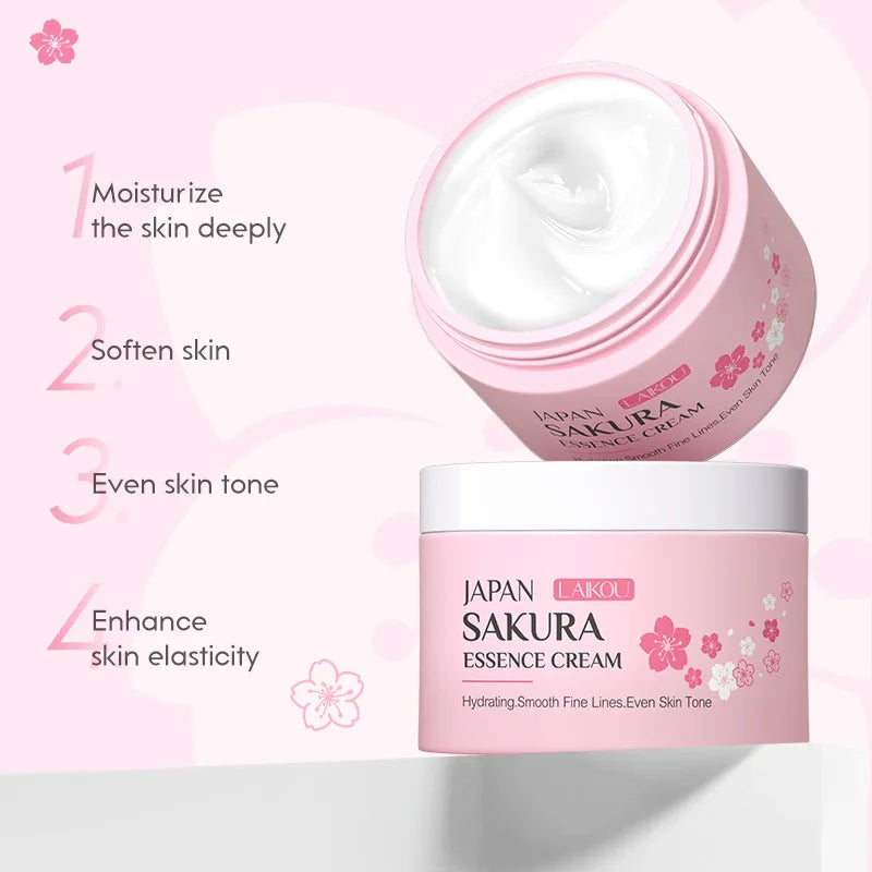 🌸 LAIKOU 9pcs Sakura Skin Care Set – Radiance & Hydration