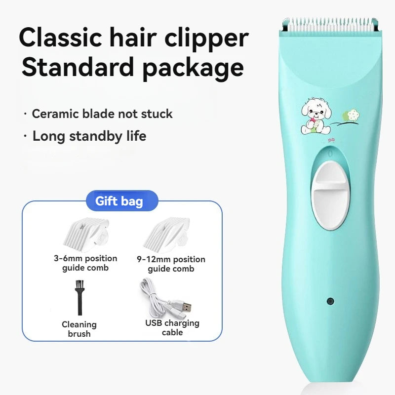 Tondeuse électrique silencieuse pour bébé – Lames en titane et céramique