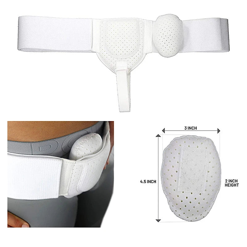 Adjustable Adult Hernia Belt – Inguinal Groin Support for Pain Relief and Recovery
