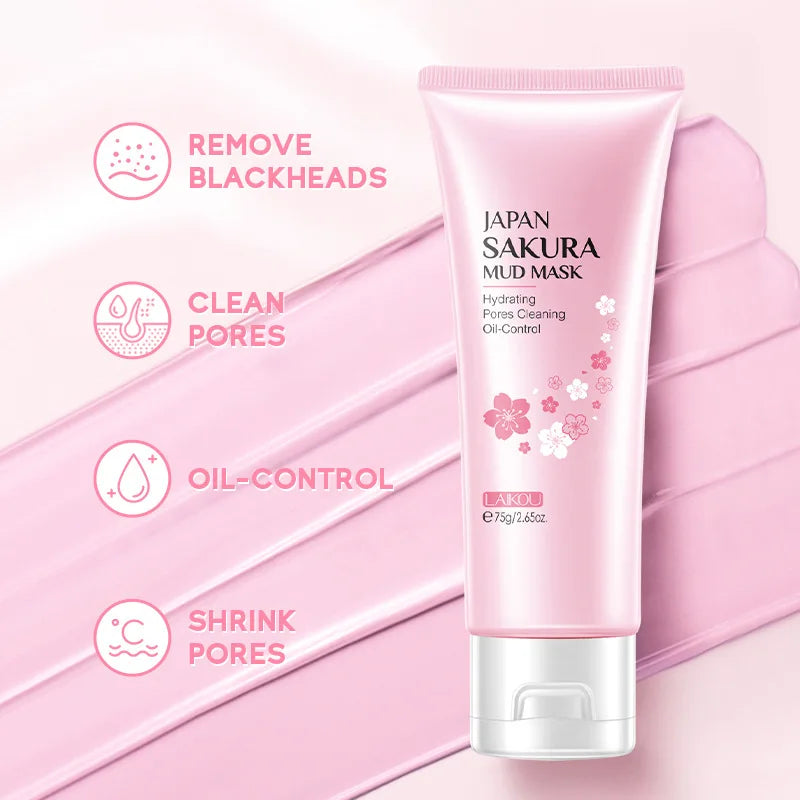 🌸 LAIKOU 9pcs Sakura Skin Care Set – Radiance & Hydration